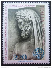 Potov znmka Taliansko 1979 Aeneas, Kongres Rotary Intl. Mi# 1661