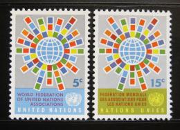 Poštové známky OSN New York 1966 Vlajky èlenù Mi# 163-64