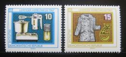 Poštové známky DDR 1967 Lipský ve¾trh Mi# 1306-07