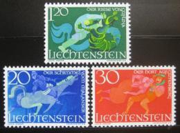 Poštové známky Lichtenštajnsko 1967 Folklór Mi# 475-77