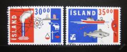 Potov znmky Island 1992 Export a obchod Mi# 766-67 - zvi obrzok