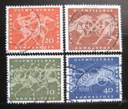 Poštové známky Nemecko 1960 LOH Øím Mi# 332-35