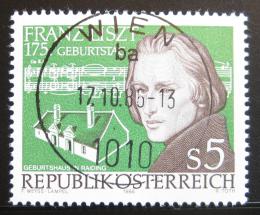 Poštová známka Rakúsko 1986 Franz Liszt Mi# 1866