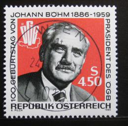 Poštová známka Rakúsko 1986 Johann Böhm Mi# 1836