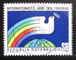 Poštová známka Rakúsko 1986 Medzinárodný rok míru Mi# 1837