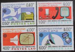 Poštovní známky Laos 1983 Svìtový rok komunikace Mi# 694-97