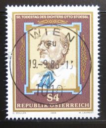 Poštová známka Rakúsko 1986 Otto Stoessl, spisovatel Mi# 1860