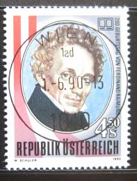 Poštová známka Rakúsko 1990 Ferdinand Raimund, herec Mi# 1993