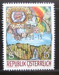 Poštová známka Rakúsko 1990 Moderné umenie Mi# 2001