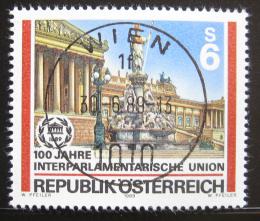 Poštová známka Rakúsko 1989 Viedeòský parlament Mi# 1964