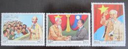 Poštovní známky Laos 1990 Ho Chi Minh Mi# 1207-09