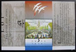 Poštová známka Izrael 1989 Francúzska revolúcia Mi# Block 39