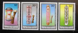 Poštové známky Papua Nová Guinea 1984 Ceremoniální štíty Mi# 479-82