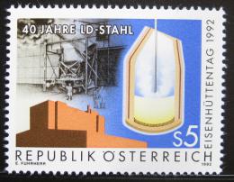 Poštová známka Rakúsko 1992 Ocelárna LD Mi# 2063