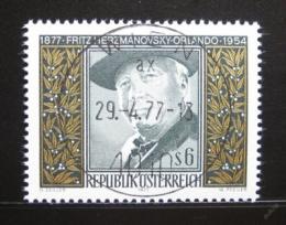 Poštová známka Rakúsko 1977 Fritz Hermanovsky-Orlando Mi# 1547