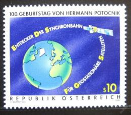Poštová známka Rakúsko 1992 Obìh satelitù Mi# 2082