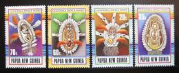 Poštové známky Papua Nová Guinea 1990 Masky Mi# 616-19
