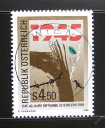 Poštová známka Rakúsko 1985 Výroèí oslobedenia Mi# 1810
