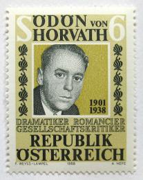 Poštová známka Rakúsko 1988 Odon von Horwath, dramatik Mi# 1926