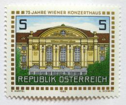 Poštová známka Rakúsko 1988 Koncertní hala, Viedeò Mi# 1937