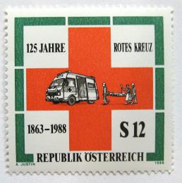 Poštová známka Rakúsko 1988 Mezinárodní èervený køíž Mi# 1920