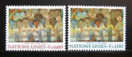 Poštové známky OSN Ženeva 1974 Umenie Mi# 41-42