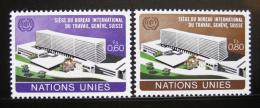 Poštové známky OSN Ženeva 1974 Ústøedí ILO Mi# 37-38