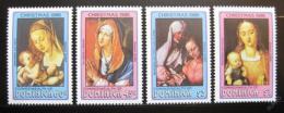 Poštové známky Dominika 1986 Umenie Mi# 993-96