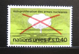 Poštová známka OSN Ženeva 1972 Stop nukleárním zbraním Mi# 23