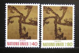 Poštové známky OSN Ženeva 1972 Umenie Mi# 28-29