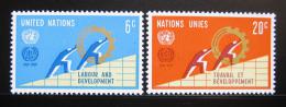 Poštové známky OSN New York 1969 Výroèí ILO Mi# 216-17