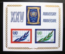 Poštová známka OSN New York 1970 Výroèí OSN Mi# Block 5
