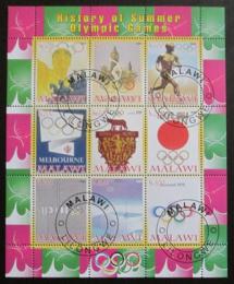 Poštové známky Malawi 2008 História olympijských her