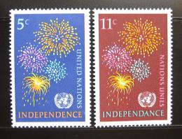 Poštové známky OSN New York 1967 Ohòostroj Mi# 177-78