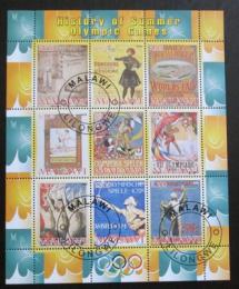 Poštové známky Malawi 2008 História olympijských her