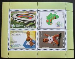 Poštová známka Tanzánia 2006 MS ve futbale Mi# Block 587