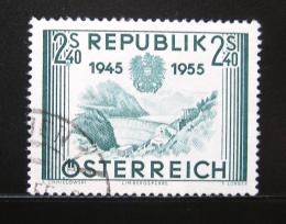 Poštová známka Rakúsko 1955 Výroèí oslobedenia Mi# 1016