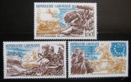 Poštové známky Gabon 1976 Americká revolúcia Mi# 589-91
