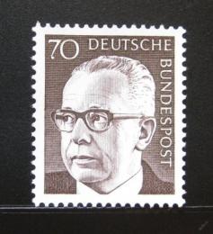 Poštová známka Nemecko 1971 Prezident Heinemann Mi# 641