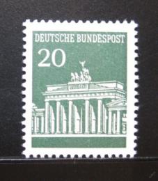 Poštová známka Nemecko 1967 Brandenburská brána Mi# 507