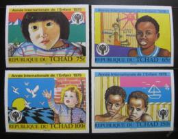 Poštové známky Èad 1979 Medzinárodný rok dìtí neperf. Mi# 856-59 B