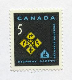 Poštovní známka Kanada 1966 Dopravní znaèení Mi# 391