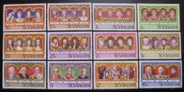 Poštové známky Svätý Vincent 1977 Krá¾ové Mi# 459-70