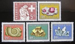 Poštové známky Švýcarsko 1958 Pro patria Mi# 657-61 Kat 10€
