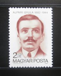 Poštová známka Maïarsko 1982 Gyula Alpári, novinár Mi# 3535
