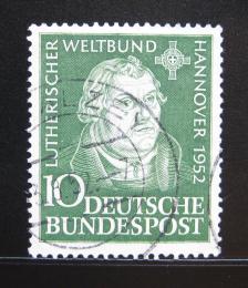 Poštová známka Nemecko 1952 Martin Luther Mi# 149