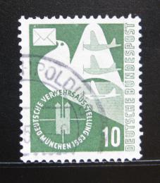Poštová známka Nemecko 1953 Poštovní holub Mi# 168
