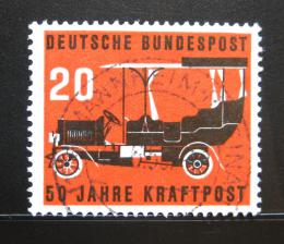 Poštová známka Nemecko 1955 Starý automobil Mi# 211