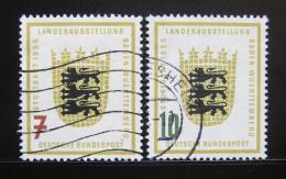 Poštové známky Nemecko 1955 Znak Baden-Württemberg Mi# 212-13