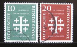 Poštové známky Nemecko 1956 Nìmeètí protestanti Mi# 235-36